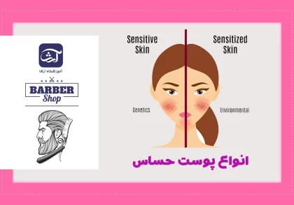 پوست حساس و انواع آن